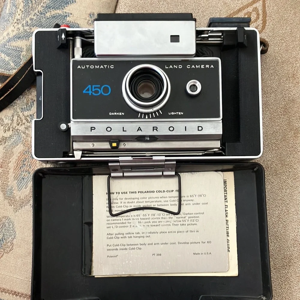 Vintage Polaroid 450 camera